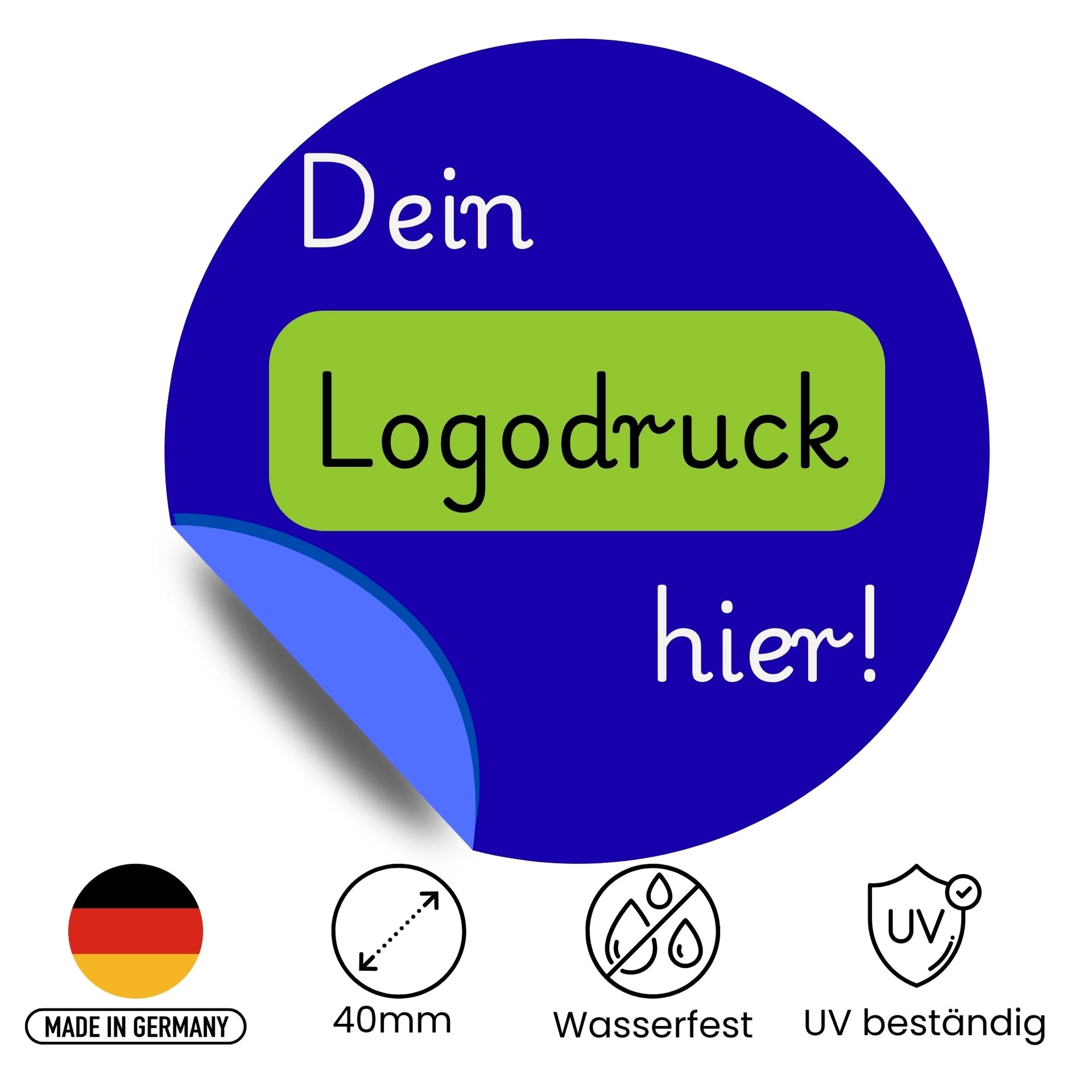 Individueller Stickerdruck