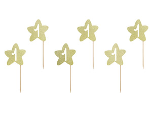 2Muffin-Dekorationen-1st-Birthday-gold-1-VPE-6-Stk-PartyDeco-Lemina-2