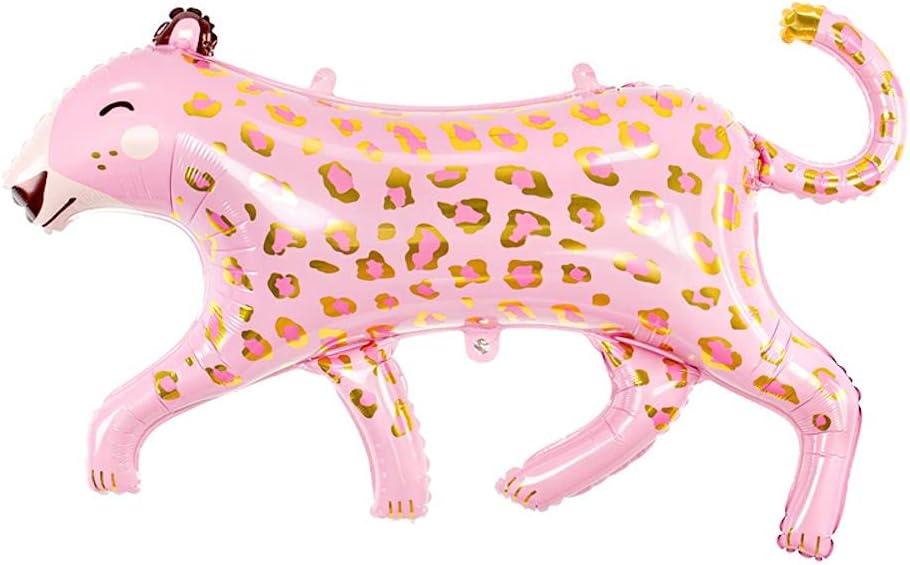 Folienballon Leopard 103x60cm für Helium geeignet Luftballon Kindergeburtstag Schulanfang