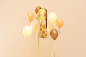 PartyDeco Riesenzahl #1 Giraffe