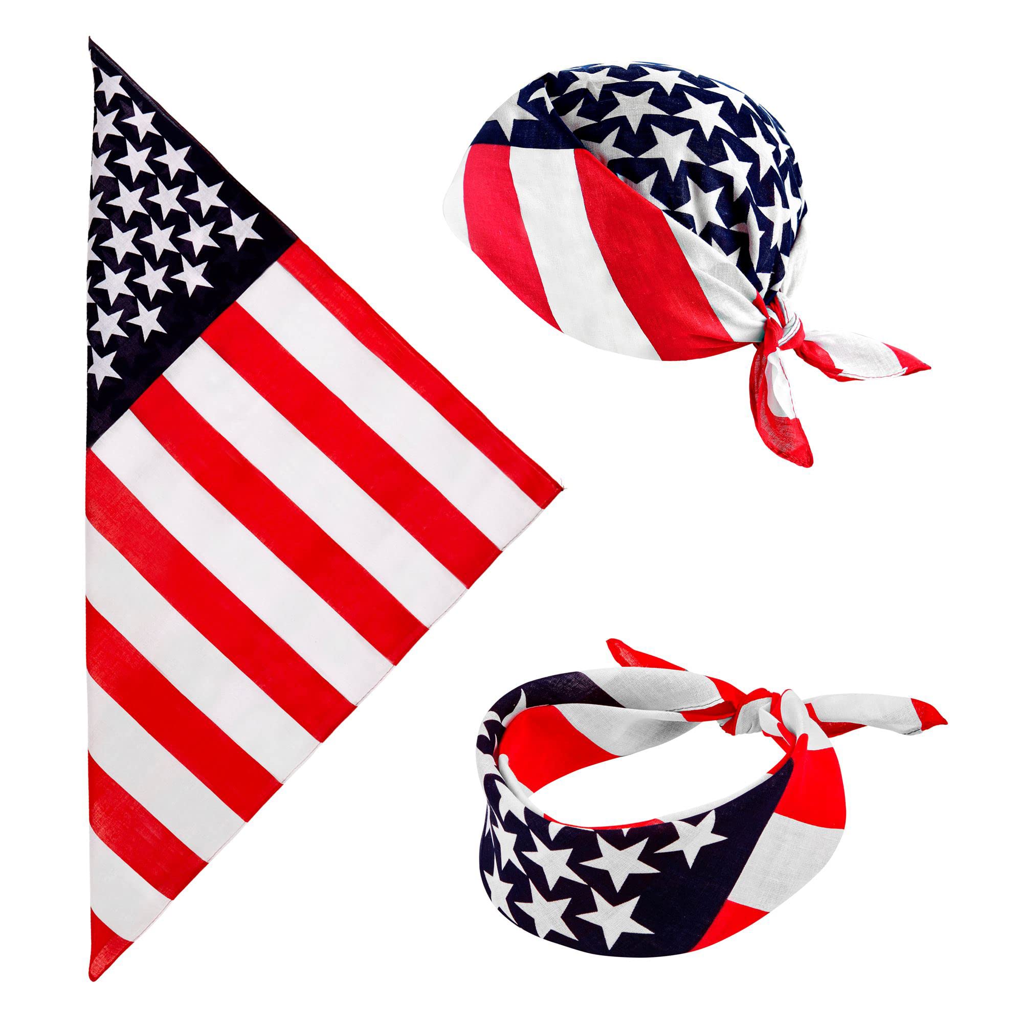 W WIDMANN MILANO Party Fashion - Bandana, 55 x 55 cm, Halstuch, Kopftuch, Accessoire für Kostüme