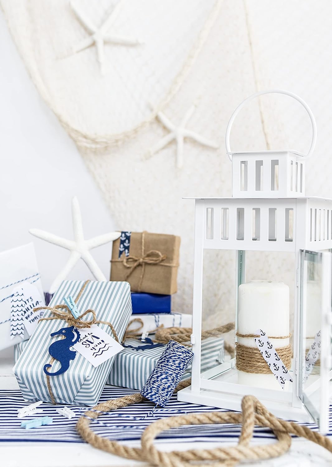 PartyDeco Wäscheklammern Mini 20St. Weiss