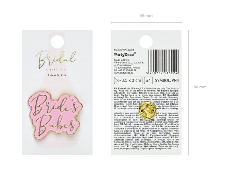 Anstecker-Brides-Babes-3.5x3cm-PartyDeco-Lemina-1