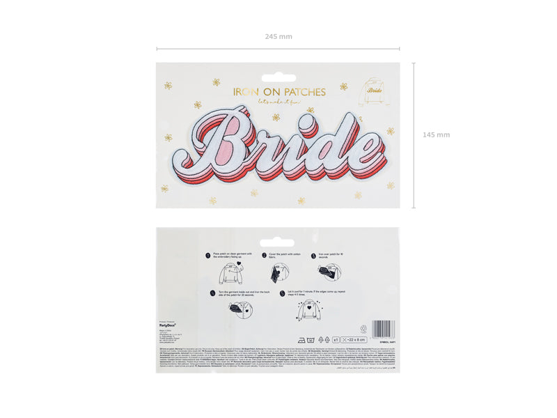 Aufbuegelbild-Bride-mix-22x8cm-PartyDeco-Lemina-3