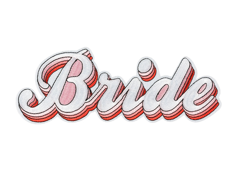 Aufbuegelbild-Bride-mix-22x8cm-PartyDeco-Lemina