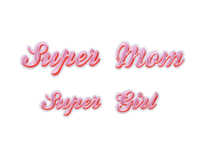 Aufbuegelbild-Supermom-mix-14x3-5-19-5x5cm-2-Stk-PartyDeco-Lemina
