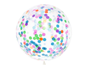 Ballon-mit-rundem-Konfetti-1m-Mix-PartyDeco-Lemina