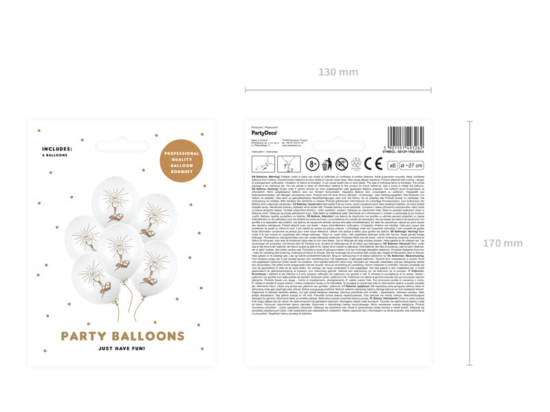 Ballons-30cm-Wolken-Crystal-Clear-1-VPE-50-Stk-PartyDeco-Lemina-1