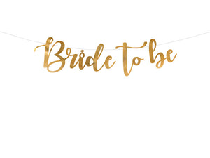 Banner-Bride-to-be-gold-80x19cm-PartyDeco-Lemina