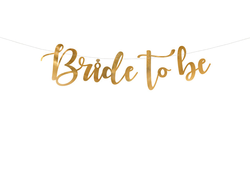 Banner-Bride-to-be-gold-80x19cm-PartyDeco-Lemina