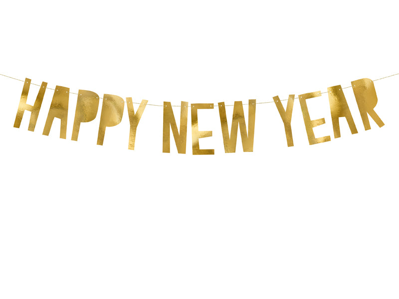 Banner-Happy-New-Year,-gold,-10-x-90-cm-PartyDeco-Lemina