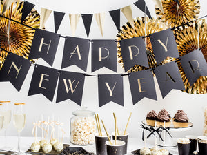  Banner-Happy-New-Year,-in-Schwarz,-15-x-170-cm-PartyDeco-Lemina-2