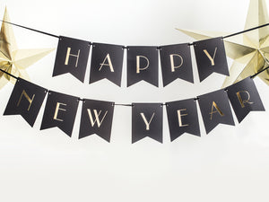  Banner-Happy-New-Year,-in-Schwarz,-15-x-170-cm-PartyDeco-Lemina-3