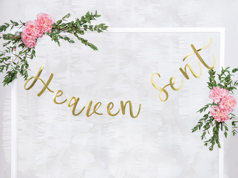 Banner-Heaven-Sent,-gold,-14,5x85cm-PartyDeco-Lemina-1