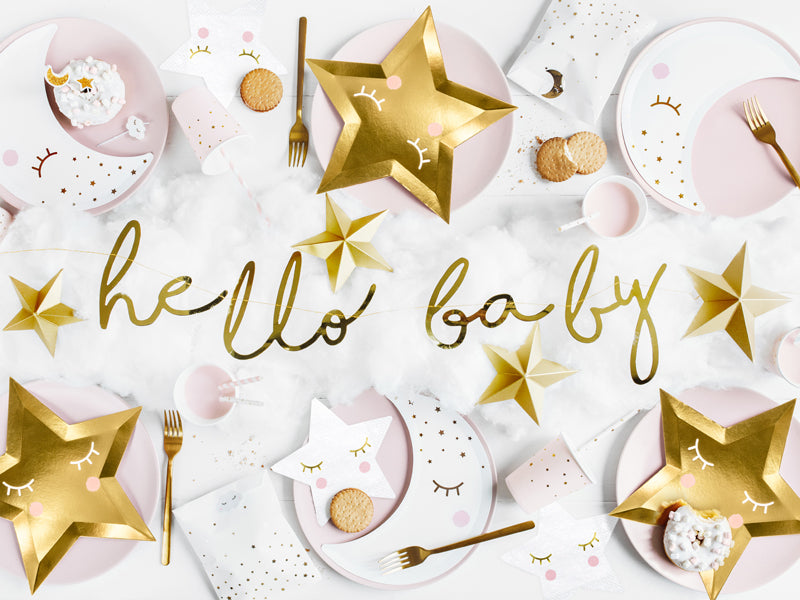 Banner-Little-Star-Hallo-Baby-gold-18x70cm-PartyDeco-Lemina-2