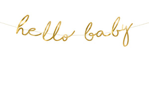 Banner-Little-Star-Hallo-Baby-gold-18x70cm-PartyDeco-Lemina