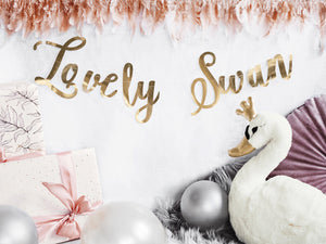 Banner-Lovely-swan-gold-64x21.3cm-PartyDeco-Lemina-2
