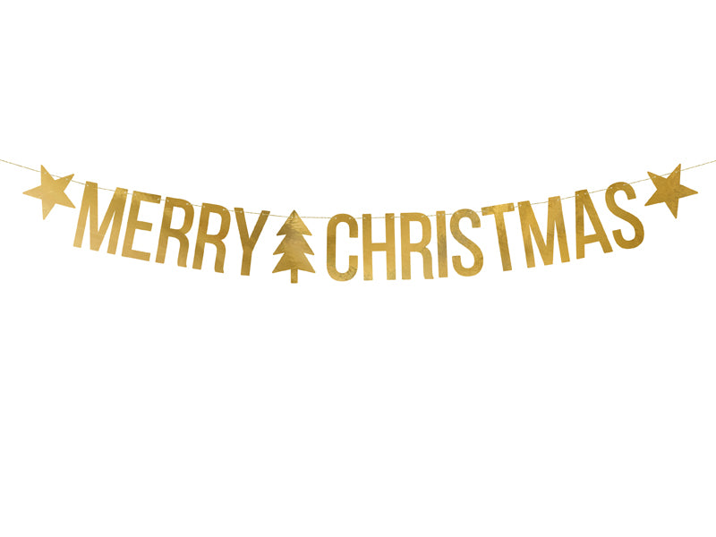 Banner-Merry-Christmas,-in-Goldfarbe,-10,-5x150cm-PartyDeco-Lemina-1