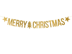 Banner-Merry-Christmas,-in-Goldfarbe,-10,-5x150cm-PartyDeco-Lemina