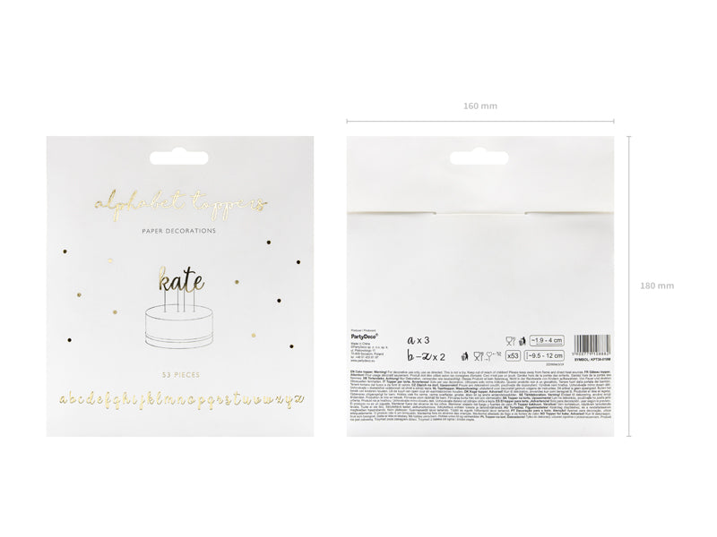 Caketopper-Alphabet-gold-9.5-12cm-1-VPE-53-Stk-PartyDeco-Lemina-14