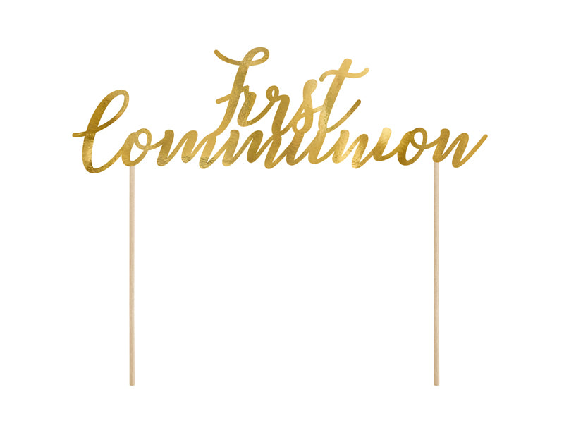 Caketopper-First-Communion-gold-21cm-PartyDeco-Lemina
