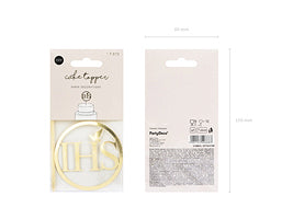 Caketopper-IHS-gold-22cm-PartyDeco-Lemina-3