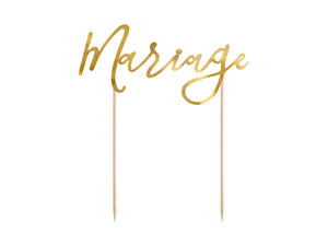 Caketopper-Mariage-gold-225cm-PartyDeco-Lemina