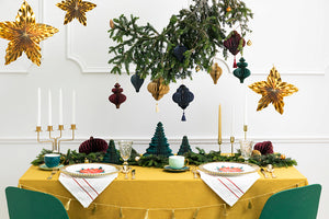 Deko-Rosetten-Sterne-Goldfarbe-1-VPE-3-Stk-PartyDeco-Lemina-4