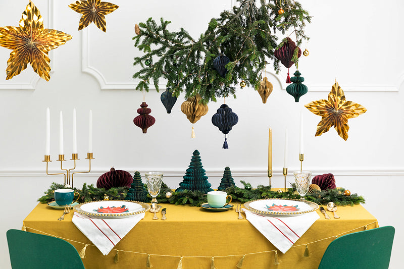 Deko-Rosetten-Sterne-Goldfarbe-1-VPE-3-Stk-PartyDeco-Lemina-4