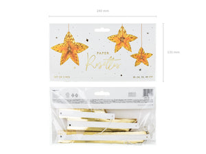 Deko-Rosetten-Sterne-Goldfarbe-1-VPE-3-Stk-PartyDeco-Lemina-5