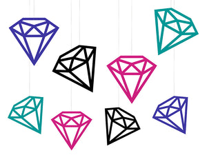 Dekoration-Diamanten-Mix-1-VPE-8-Stk.-PartyDeco-Lemina