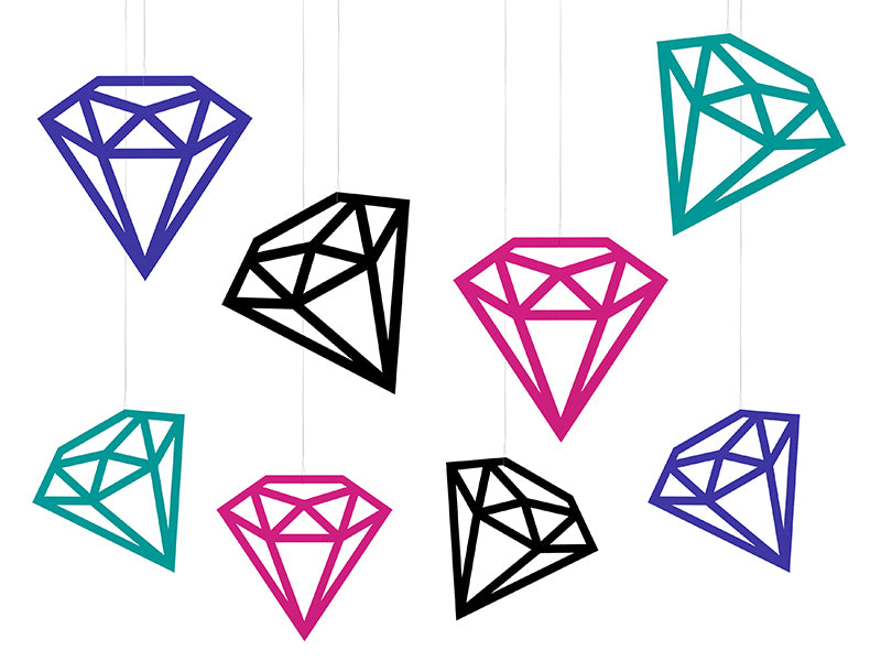 Dekoration-Diamanten-Mix-1-VPE-8-Stk.-PartyDeco-Lemina