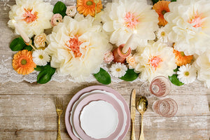 Dekoration-Seidenpapier-Blumen-Cremefarben-30-20cm-5Stk-PartyDeco-Lemina-2