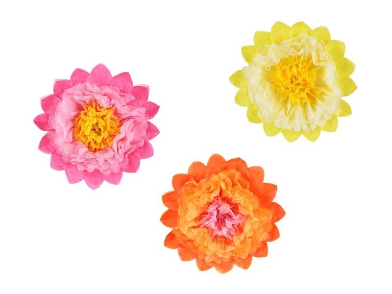 Dekoration-aus-Seidenpapier-Blumen-Mix-35cm-3Stk-PartyDeco-Lemina