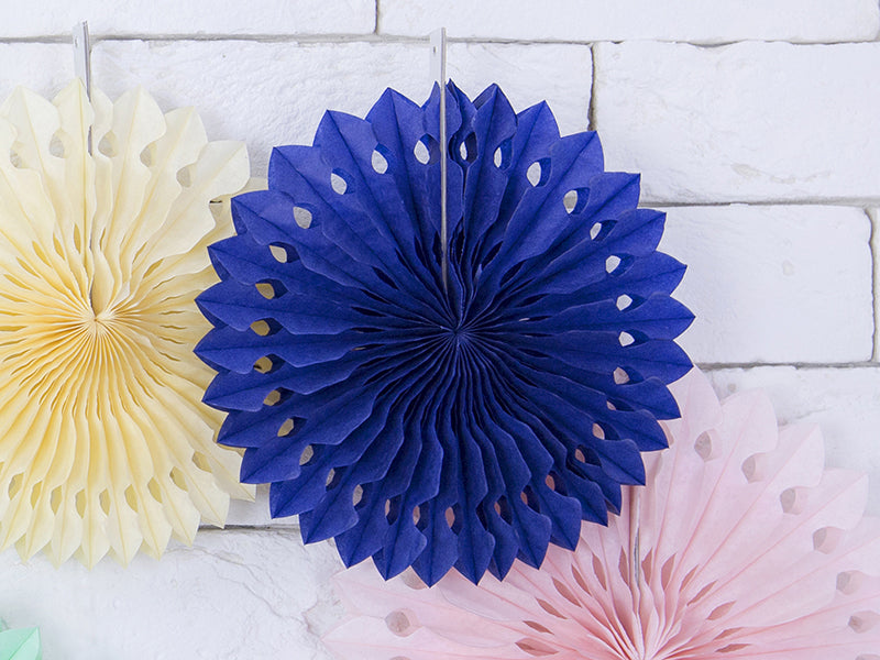 Dekorative-Rosetten-Marineblau-20-30cm-1-VPE-3-Stk.-PartyDeco-Lemina-2