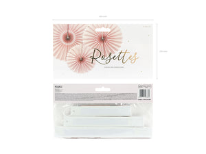 Dekorative-Rosetten-altrosa-1-VPE-3-Stk-PartyDeco-Lemina-2