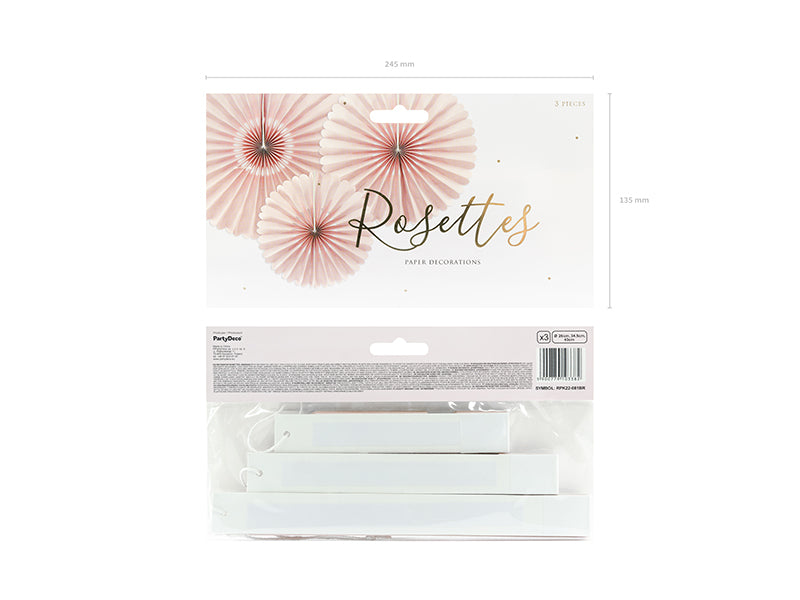 Dekorative-Rosetten-altrosa-1-VPE-3-Stk-PartyDeco-Lemina-2