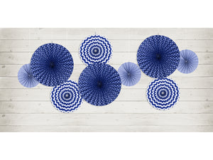Dekorative-Rosetten.-marineblau-1-VPE-3-Stk.-PartyDeco-Lemina-1