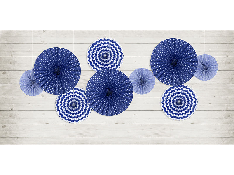 Dekorative-Rosetten.-marineblau-1-VPE-3-Stk.-PartyDeco-Lemina-1