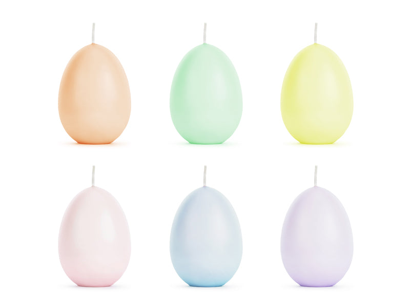 Eierkerzen-6-Stueck-mix-7cm-6-Stk-PartyDeco-Lemina