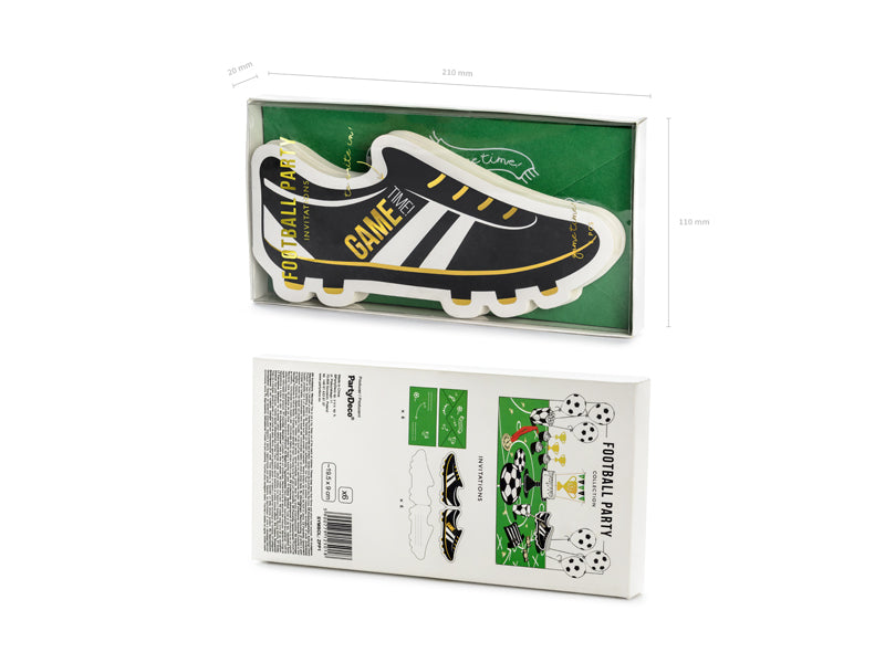 Einladungen-Ball-Schuh-Mix-1-VPE-6-Stk-PartyDeco-Lemina-3