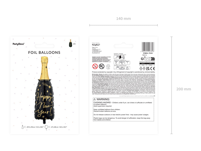 Flasche-Happy-New-Year-Folienballon-39-5x98cm-PartyDeco-Lemina-3
