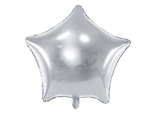 Folien-Luftballon-Stern-48cm-in-Silberfarbe-PartyDeco-Lemina