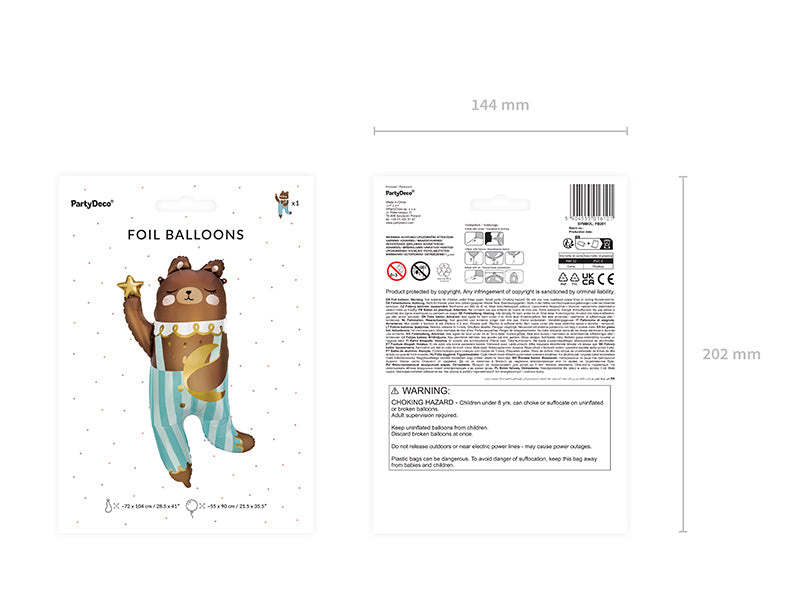 Folienballon-Baer-Mix-72x104cm-PartyDeco-Lemina-3