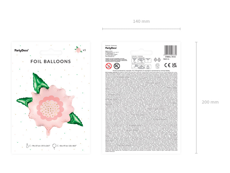 Folienballon-Blume-70x62cm-mix-PartyDeco-Lemina-3
