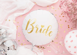 Folienballon-Bride-45cm-weiss-PartyDeco-Lemina-1