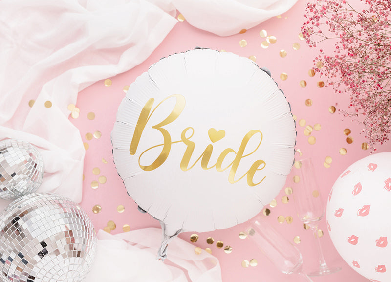 Folienballon-Bride-45cm-weiss-PartyDeco-Lemina-1