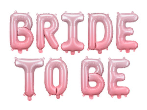 Folienballon-Bride-to-be-Rosa-350x45cm-PartyDeco-Lemina