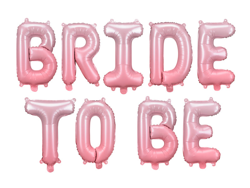 Folienballon-Bride-to-be-Rosa-350x45cm-PartyDeco-Lemina