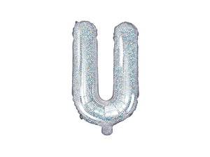 Folienballon-Buchstabe-U-35cm-holografisch-PartyDeco-Lemina